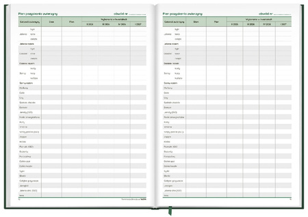 Terminarz łowiecki KALENDARZ dla myśliwego książkowy 2026