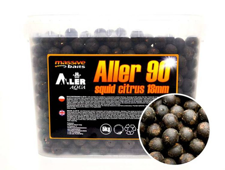 Kulki MASSIVE BAITS Aller90 Squid Citrus 18mm 5kg