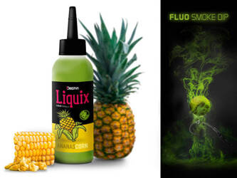 Booster DELPHIN SNAX LiquiX fluo ananas kukurydza 100ml