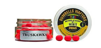 Dumbells Fluo Wafters MEUS Truskawka 6mm