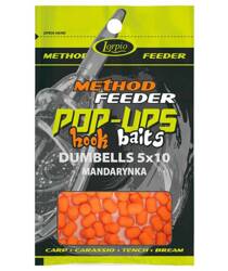 Dumbells Pop-up LORPIO Method Feeder 7x10mm Mandarynka