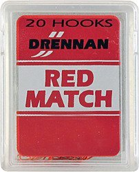 Haczyki DRENNAN Red Match 20szt