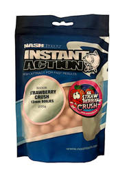 Kulki NASH Instant Action Strawberry Crush 12mm 200g