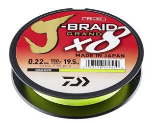 Plecionka spinningowa DAIWA J-Braid Grand X8 135m FLUO