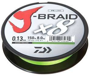 Plecionka spinningowa DAIWA J-Braid X8 150m FLUO zielona