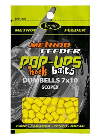 Dumbells Pop-up LORPIO Method Feeder 7x10mm Scopex