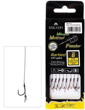 Haczyk MIKADO Method Feeder z igłą nr 8 0,14