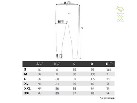 KOMPLET Bielizna termiczna DELPHIN EnergyX 2XL