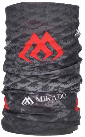 Komin wędkarski chusta MIKADO logo black