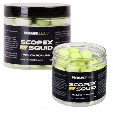 Kulki NASH Pop Up Yellow Scopex Squid 15mm 75g