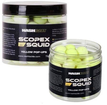 Kulki NASH Pop Up Yellow Scopex Squid 20mm 75g