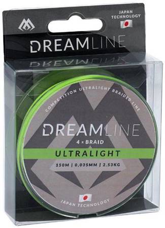 Plecionka MIKADO Dreamline Ultralight fluo green 150m