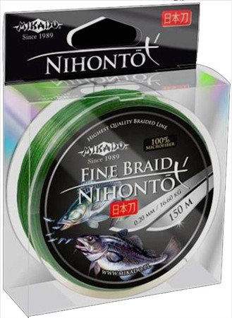 Plecionka MIKADO Nihonto Fine Braid Green 150m