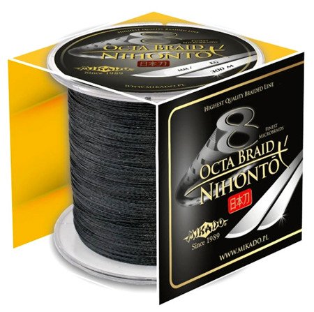 Plecionka MIKADO Nihonto Octa Braid Black 300m