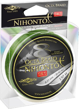 Plecionka MIKADO Nihonto Octa Braid Green 150m