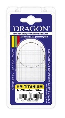 Przypon DRAGON Ni-Titanium Wire 15kg 25cm