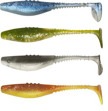 Zestaw Gum Ripper DRAGON Belly Fish PRO 7,5cm 4szt